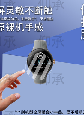 适用Google谷歌Pixel Watch4手表贴膜Pixel Watch3/2屏幕膜41/45mm版保护膜Pixel watch 4非钢化膜高清防刮