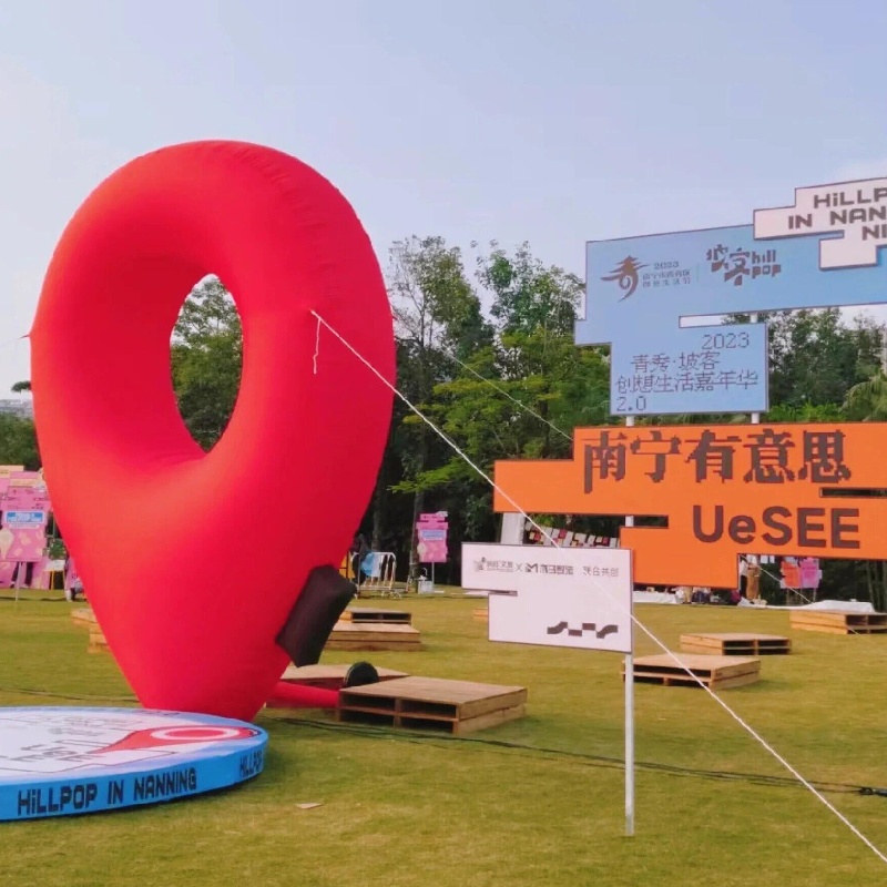 定制充气创意ins风仿真地标气模个性化模型户外广告引流商场美陈