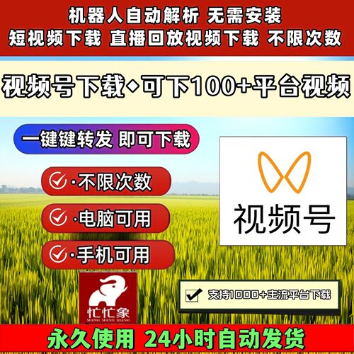 视频号下载工具终身激活图片多平台抖音批量导出下载音频导出