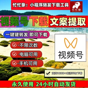 忙忙象视频号下载工具去水印软件手机软件抖音快手IOS版本mac系统