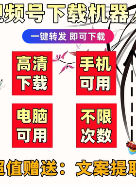 视频号下载小程序Win系统蝴蝶号提取免费试用永久使用一键下载mp4