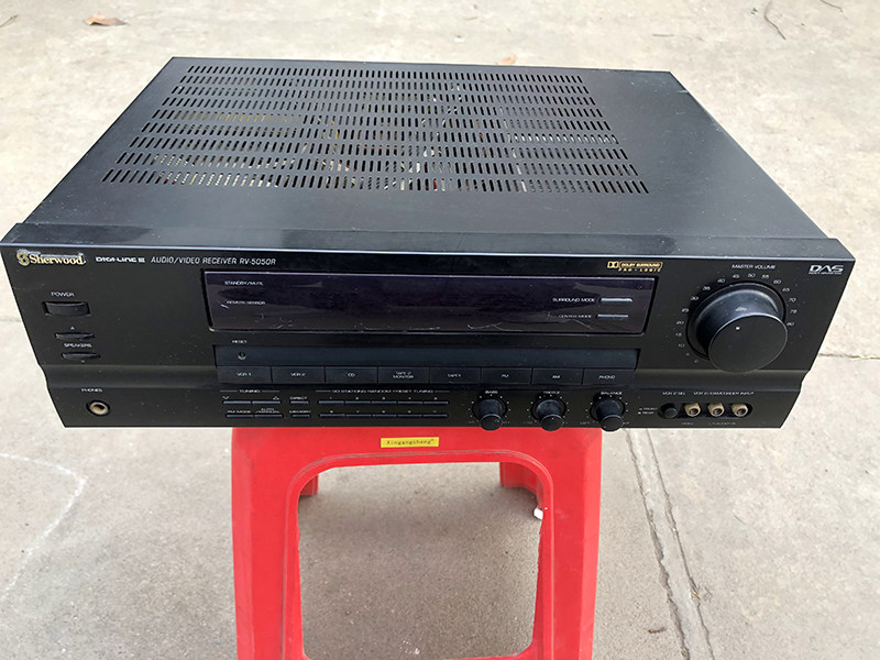 二手原装进口狮龙rv-5050杜比解码5.1声家庭影院功放机美国音