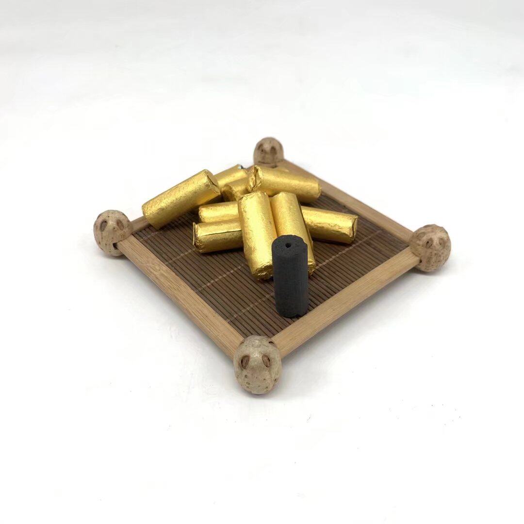 无烟艾柱菩提灸丸空心艾灸柱微烟艾段艾条一包100粒五年陈艾灸条