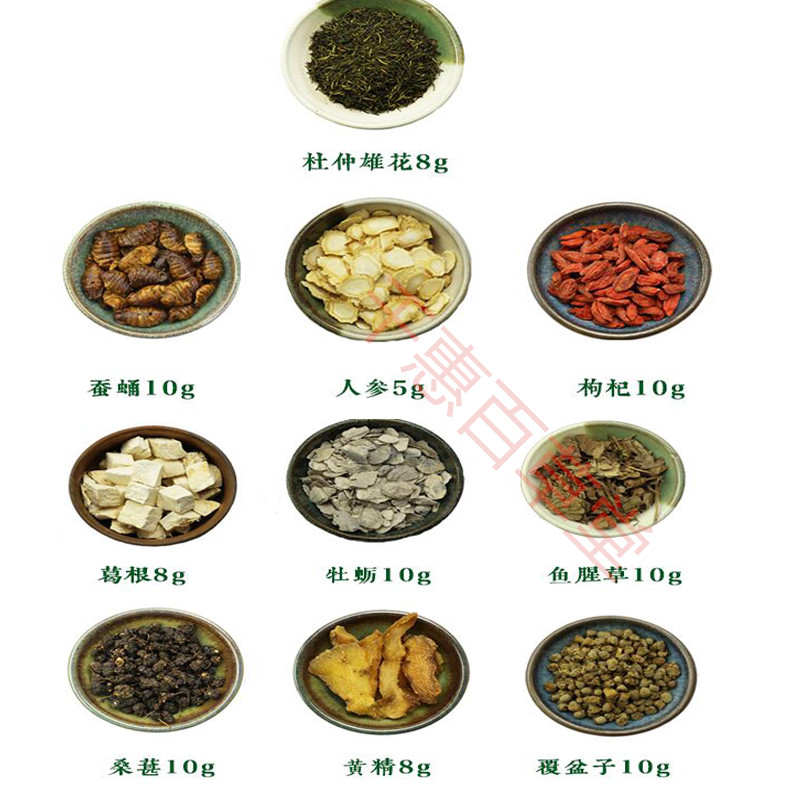 杜仲牡蛎鱼腥草桑葚葛根覆盆子图片