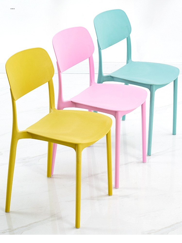 塑料简约可叠放性价比高餐椅加厚