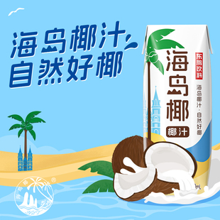 海岛椰椰汁自然好椰250ml 24盒整箱植物蛋白饮料东鹏椰子汁饮品