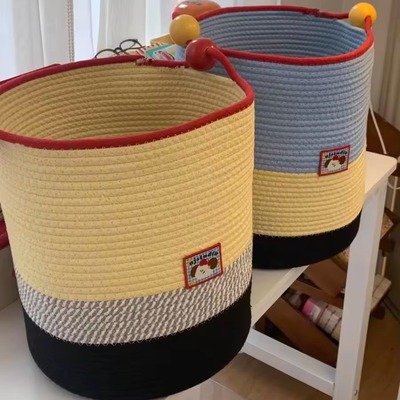 创意家居多功能脏衣篓高级感编织