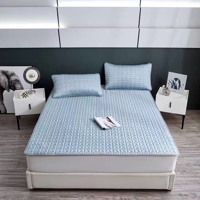 超高分子寒冰席硅胶凉席研究生尺寸专用83×1.95三件套,床上用品,乳胶席,淘宝优惠券,粉丝福利购,淘宝优惠卷