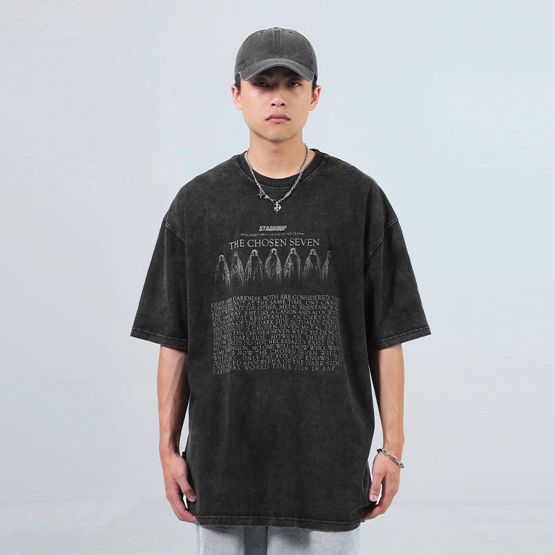 STA2023天选七短袖T恤水洗重磅