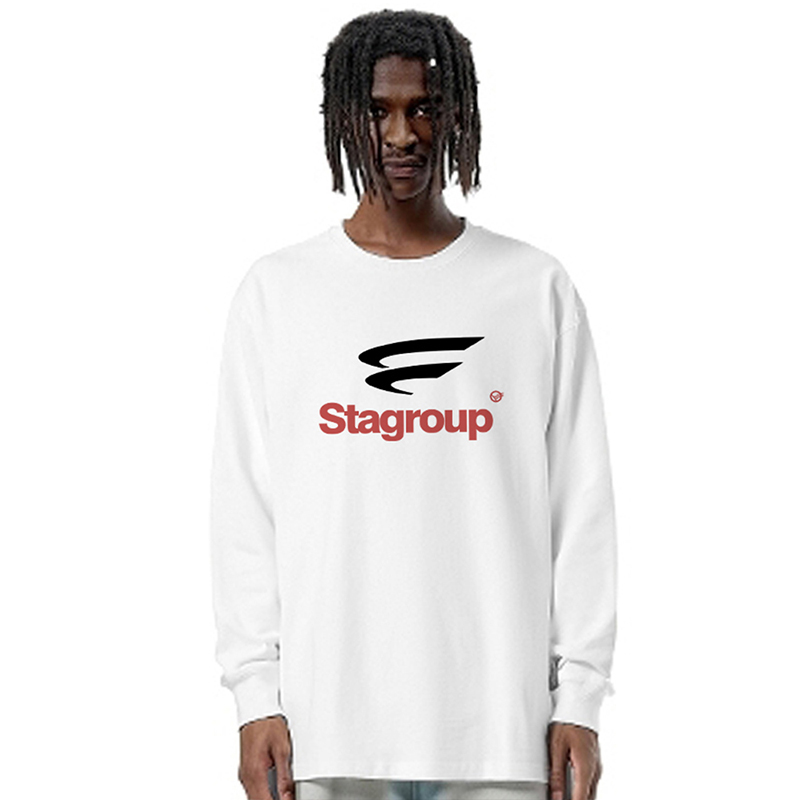 STA国潮美式街头休闲长袖t恤男女潮牌上衣春秋体恤内搭打底衫