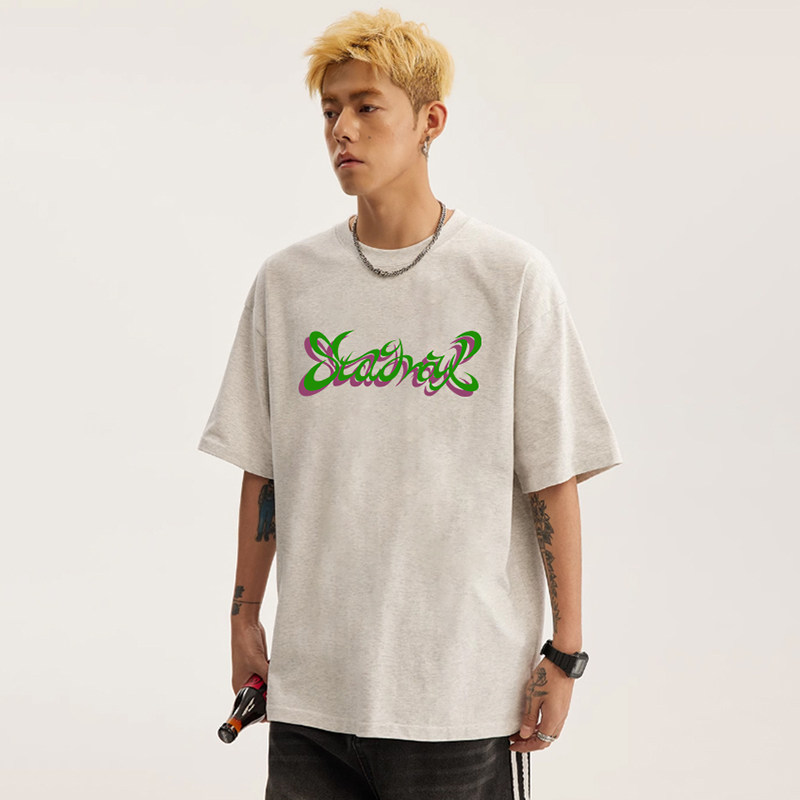 STA美式复古潮牌纯棉宽松短袖T恤