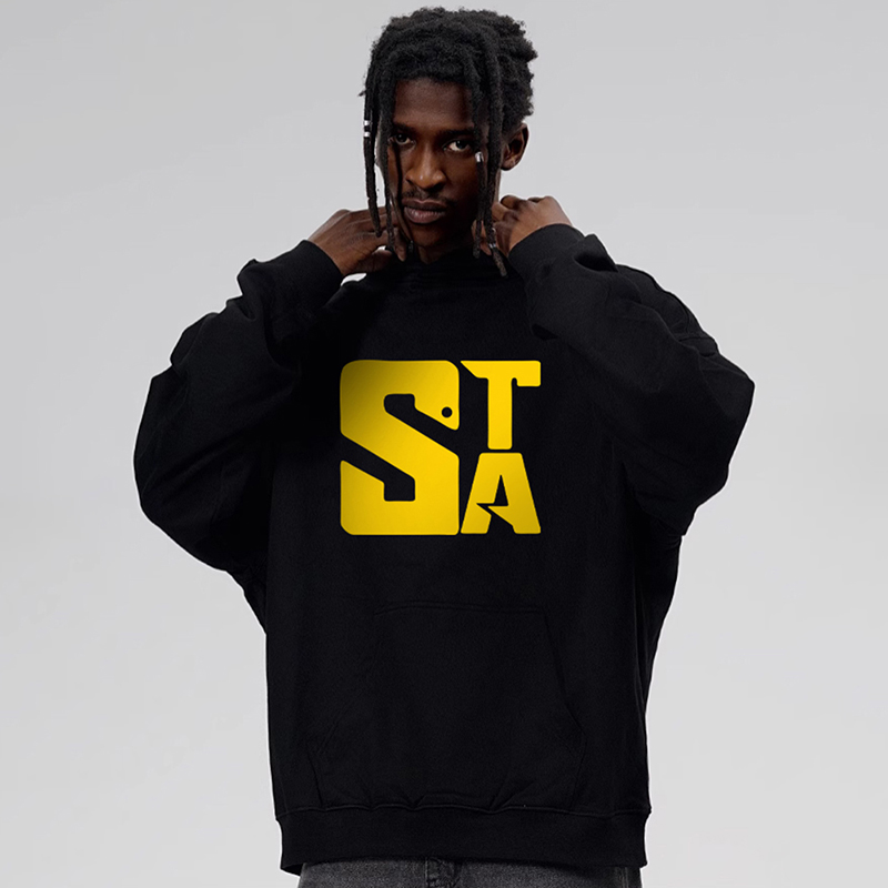 STA重磅男女连帽卫衣加绒外套