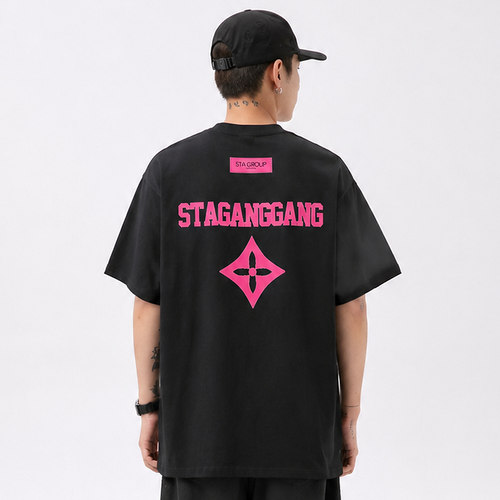 STA重磅280G美式宽松短袖T恤