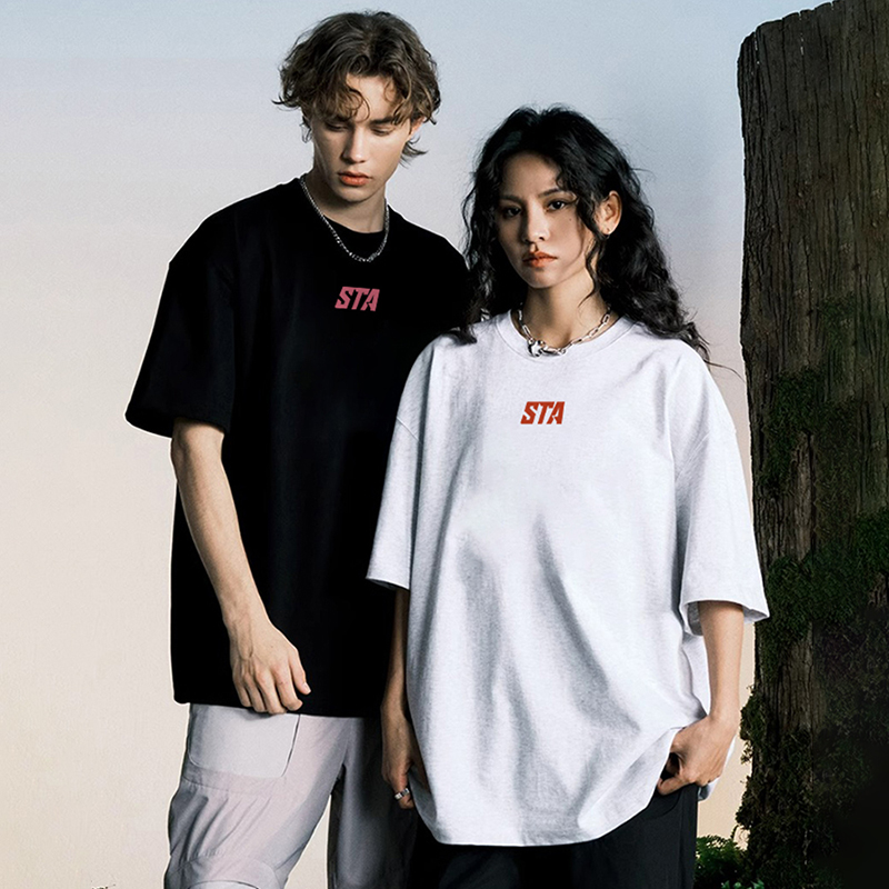 STA圆领T恤重磅纯棉短袖打底