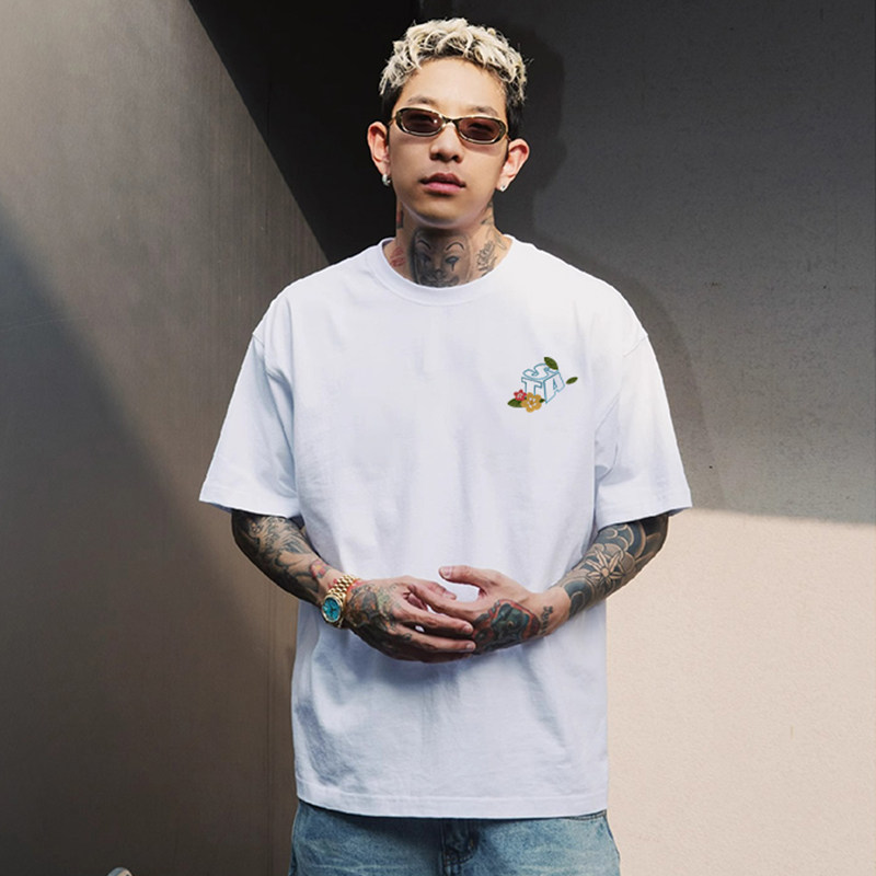 STA美式新款字母印花纯棉短袖T恤