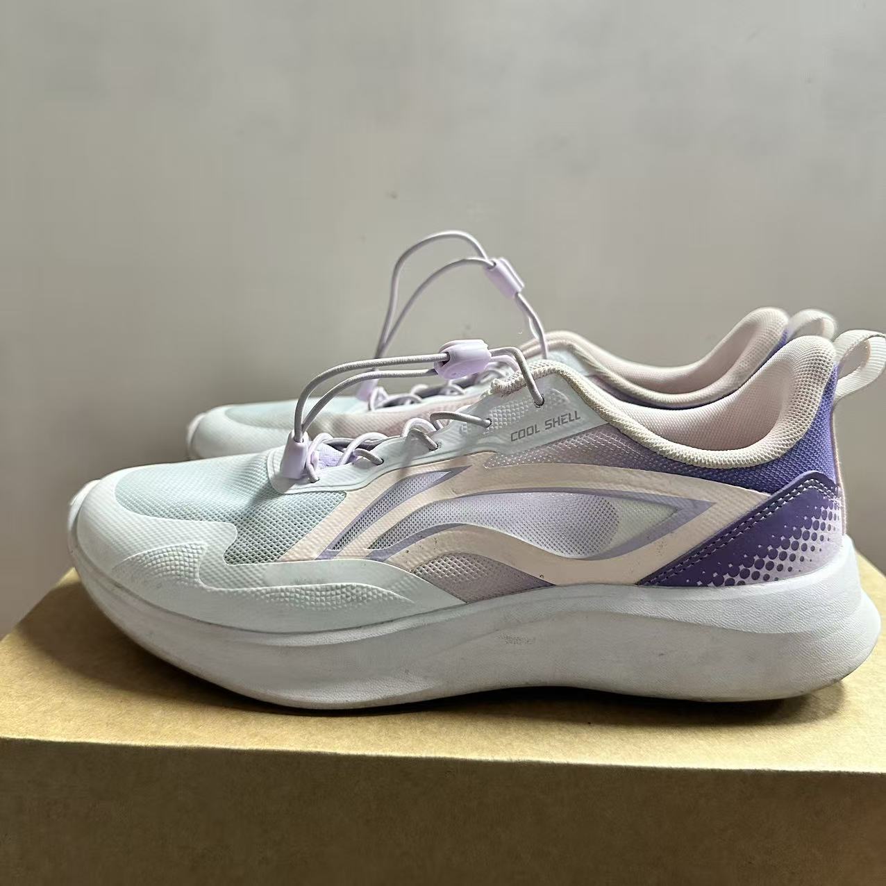 （瑕疵门店样鞋）李宁女童鞋休闲鞋透气运动鞋YKCV228