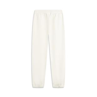 李宁2024春季新款运动潮流系列女子束脚宽松舒适保暖卫裤 AKLU034