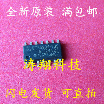 全新原装 BTS5231-2GS SOP14 汽车电脑板芯片 可直拍