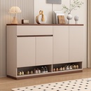 全实木鞋 柜家用门口一体靠墙入户玄关柜现代简约客厅定制储物柜子