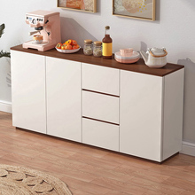 餐边柜靠墙一体茶水柜储物收纳客厅矮柜小柜子实木装饰置物架橱柜