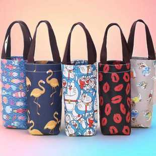 通用杯套小号大号放雨伞水杯袋子收纳袋防水牛津布卡通杯套袋子