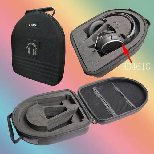威摩达精品耳机盒，通用于Sennheiser HD461G HD559 HD569 HD579 HD599 HD598，特点：1.产品使用环保材料，符合欧洲环保ROHS要求，让您远离重金属的污染；2.硬壳设计，抗压；奢华高端大气，能有效果保护产品；3.产品表面是防水材料制造，能防水和方便清洁护理.