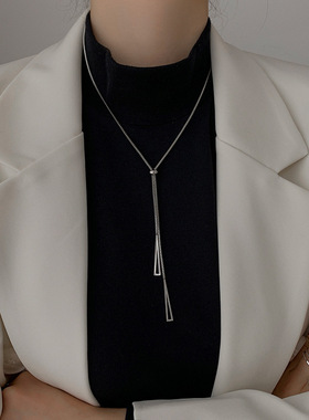 奶斯饰品钛钢盒子链项链