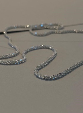 波光粼粼小众轻奢配饰锁骨链