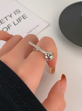 公德木鱼戒指趣味可敲打百搭小众