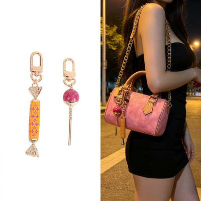 lv包棒棒糖挂件可爱糖果挂饰