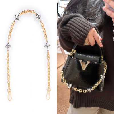 lvcapucines包四叶草链条肩带