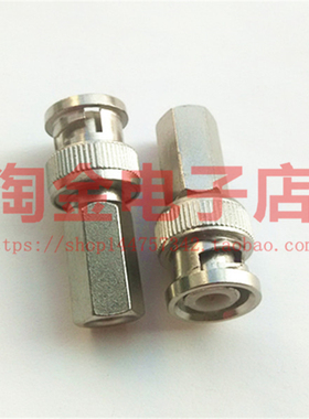 六角BNC转换 F头转接 BNC公转F母头 内螺纹-5F头 BNC转RG6U