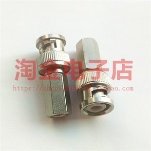 5F头 六角BNC转换 内螺纹 F头转接 BNC转RG6U BNC公转F母头