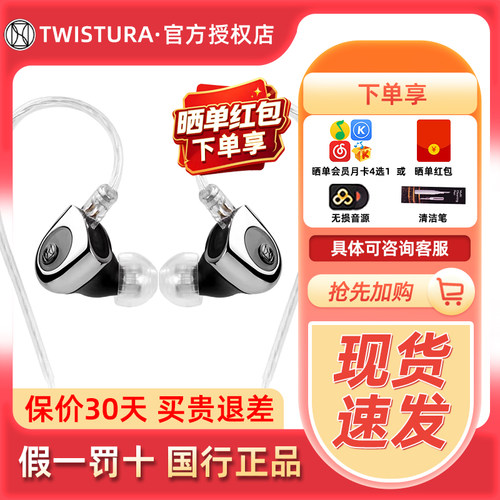 Twistura 逆转未来 D-MAJOR D-大调 绕耳式动圈有线耳机 HIFI耳机