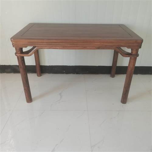 处理榆木新中式实木餐桌