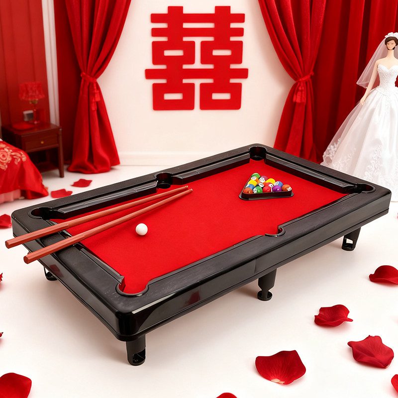 结婚接亲堵门游戏道具迷你台球桌亲子互动室内小型桌球整蛊神器,玩具/童车/益智/积木/模型,创意/整蛊玩具,淘宝优惠券,粉丝福利购,淘宝优惠卷