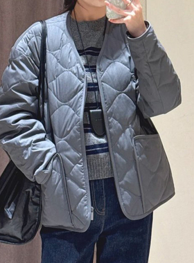 现货ICIC小禾同源鹅绒【HUG羽绒服】女新款羊毛混纺平纹布羽绒服