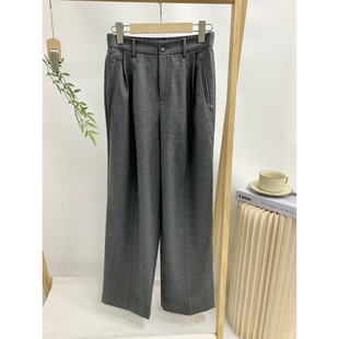 复古通勤BI入澳毛老爹裤 弛洒脱巴黎女作家 松 一如既往