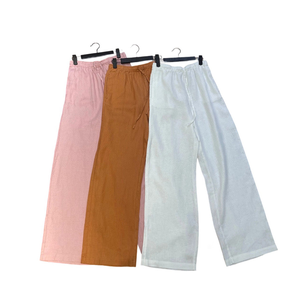 现货【春夏上新】【100进口亚麻】设计师定制亚麻抽绳休闲裤,女装/女士精品,休闲裤,淘宝优惠券,粉丝福利购,淘宝优惠卷