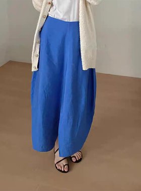 现货TOT同源北欧女装深圳南油25春夏轻盈褶皱廓形跳伞运动风半裙