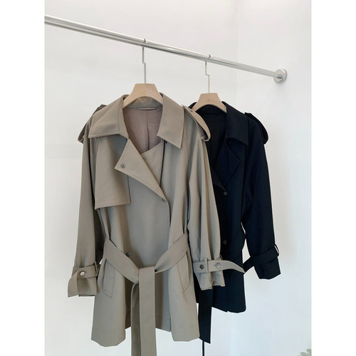 现货ZZ同源夜窗秋经典风衣长短两款25年秋季新款英伦风休闲外套