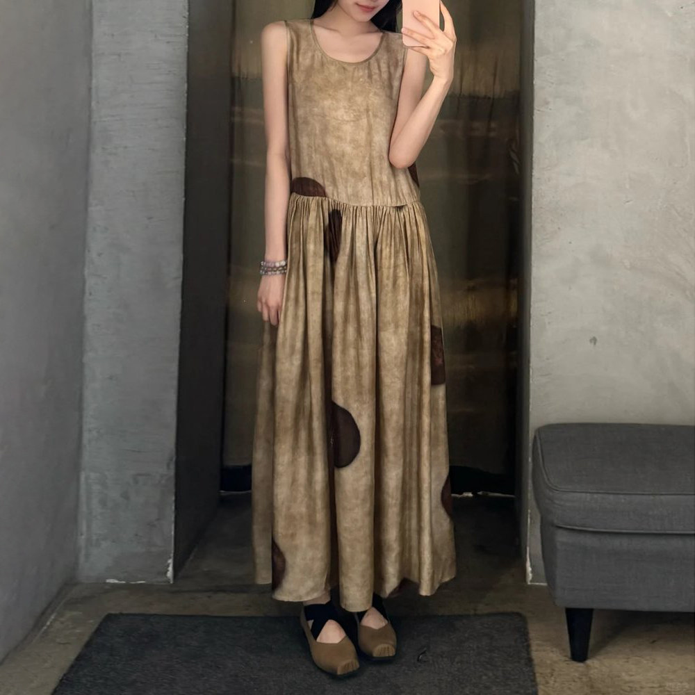 现货UW同源复古ARDAL DRESS新款女装裙子新中式
