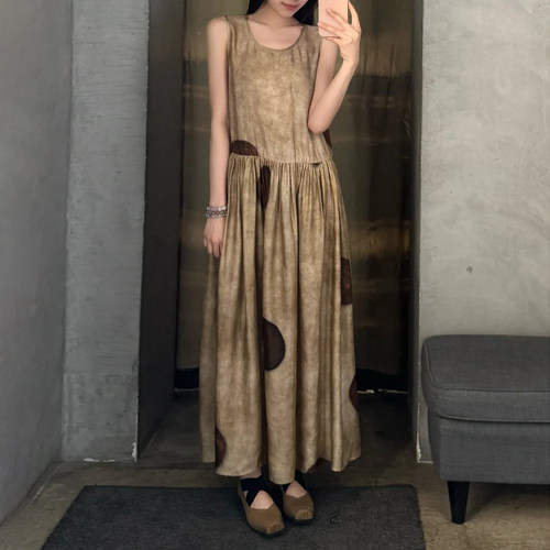 现货UW同源复古ARDAL DRESS新款女装裙子新中式