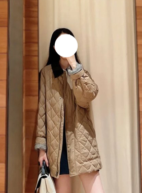 现货ICIC小禾同源鹅绒女装2025秋冬季新款羊毛混纺平纹布羽绒服