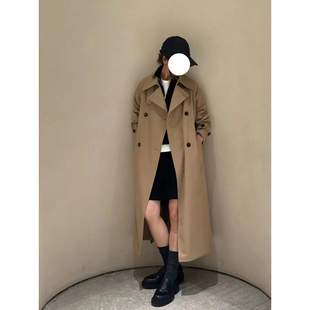 ICIC小禾同源【露珠系列】女装新款羊毛精纺平纹布风衣