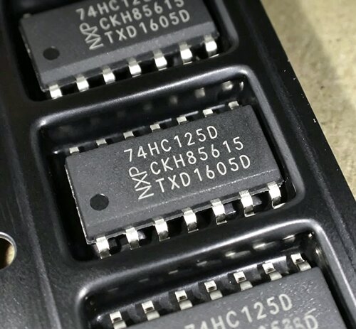 74HC125D 全新原装进口 74HC125 贴片 SOP-14 缓冲器 线路驱动