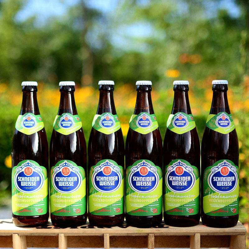 惠同学 德国进口 施纳德5号多花小麦啤酒 500ml*5瓶 精酿