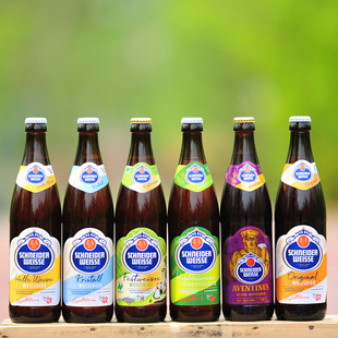 酒花小麦 施纳德啤酒 5瓶组合精酿 德国进口 惠同学