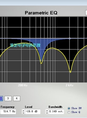 ASHLY雅士尼360处理器电脑调音控制软件/雅士尼360处理器软件