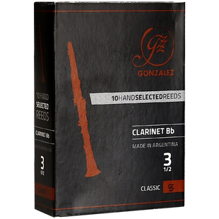 冈萨雷斯 单簧管黑管哨片 GONZALEZ 黑盒 CLASSIC 阿根廷进口
